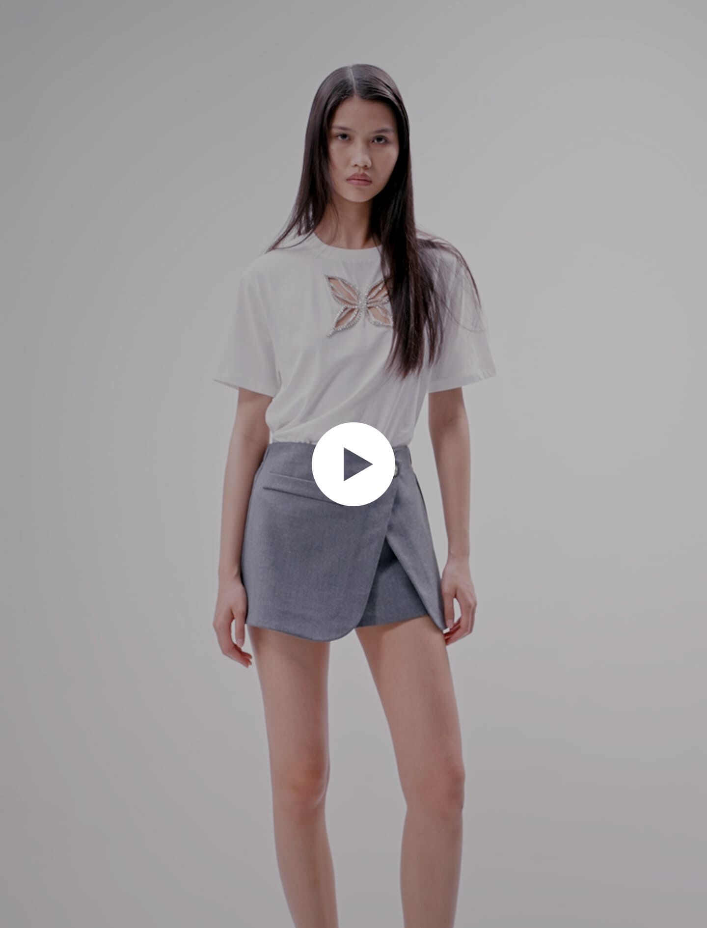 Jupe short portefeuille Maje