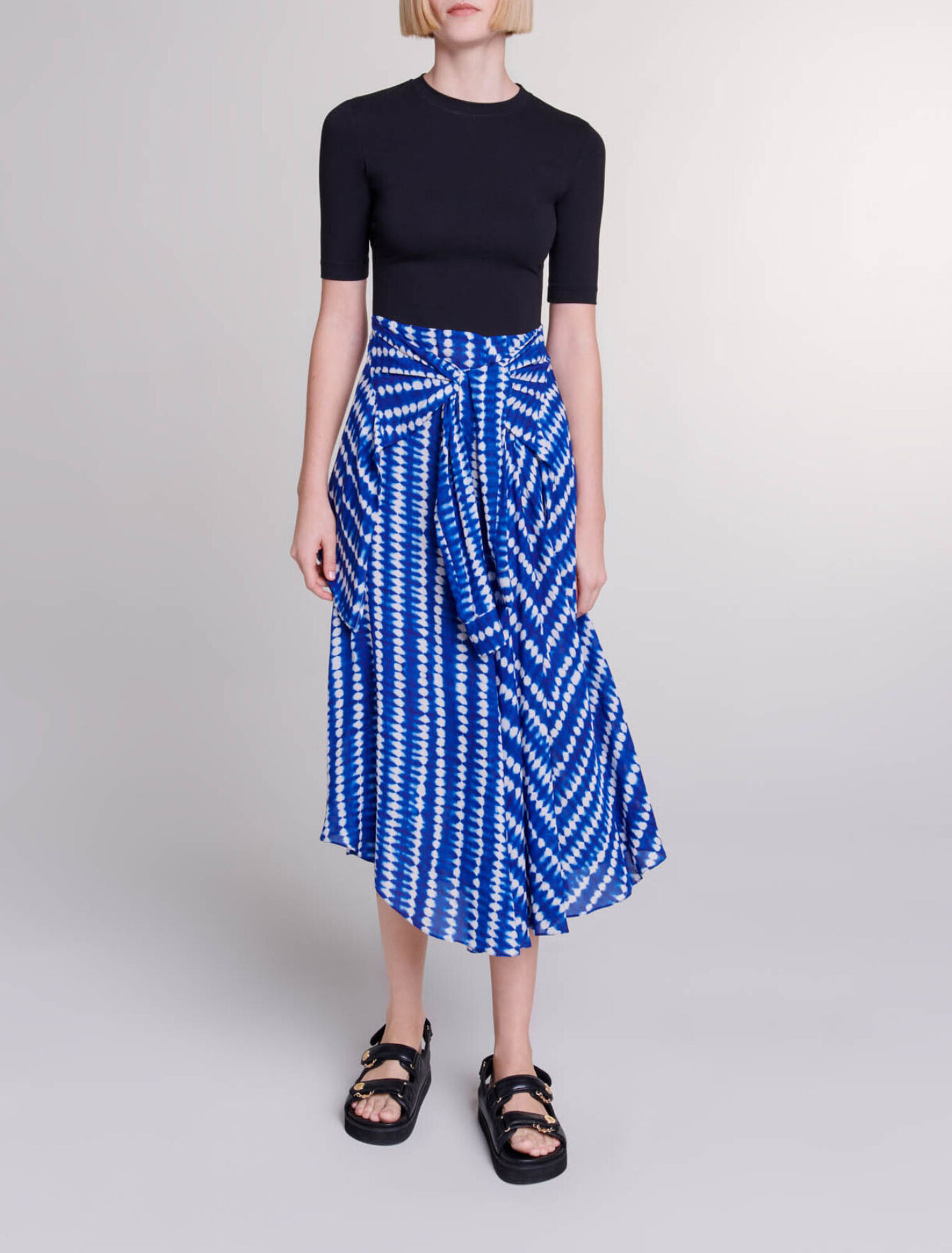 Robe longue effet 2-en-1