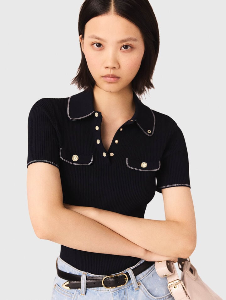 Short-sleeve polo shirt