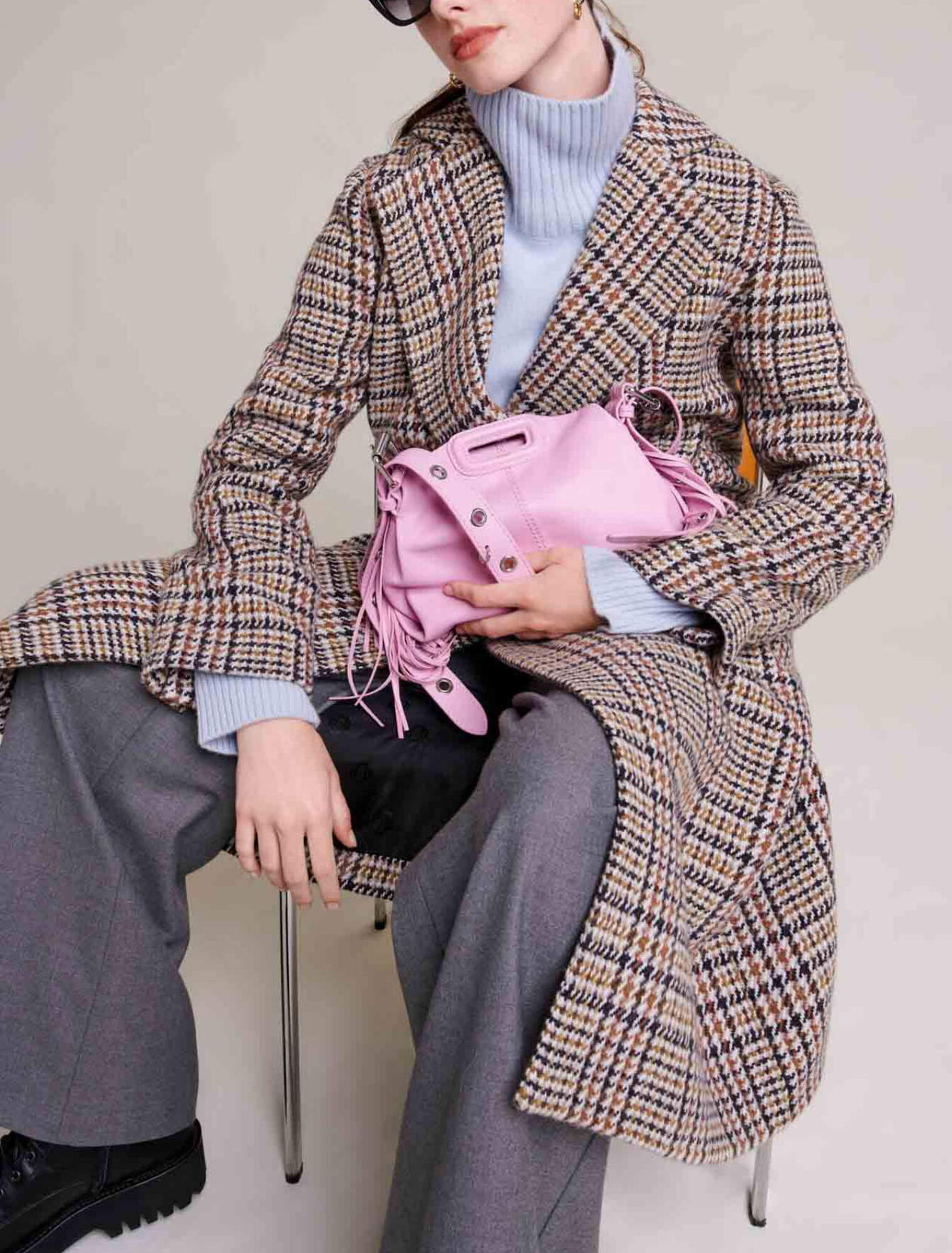 Manteau long tailleur