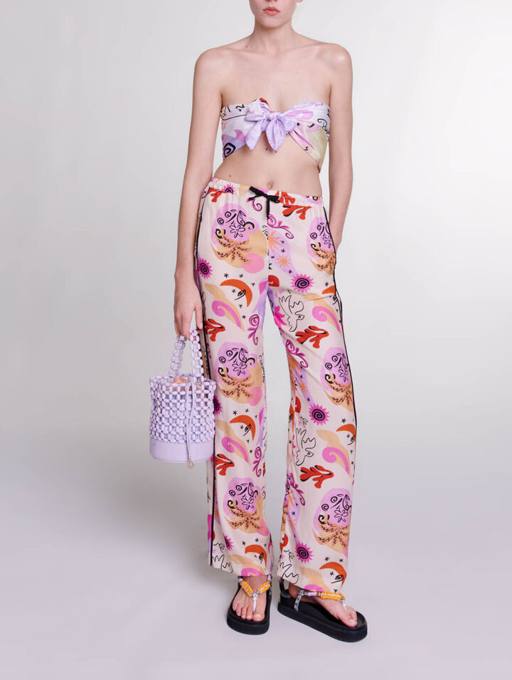 Pantalon en soie