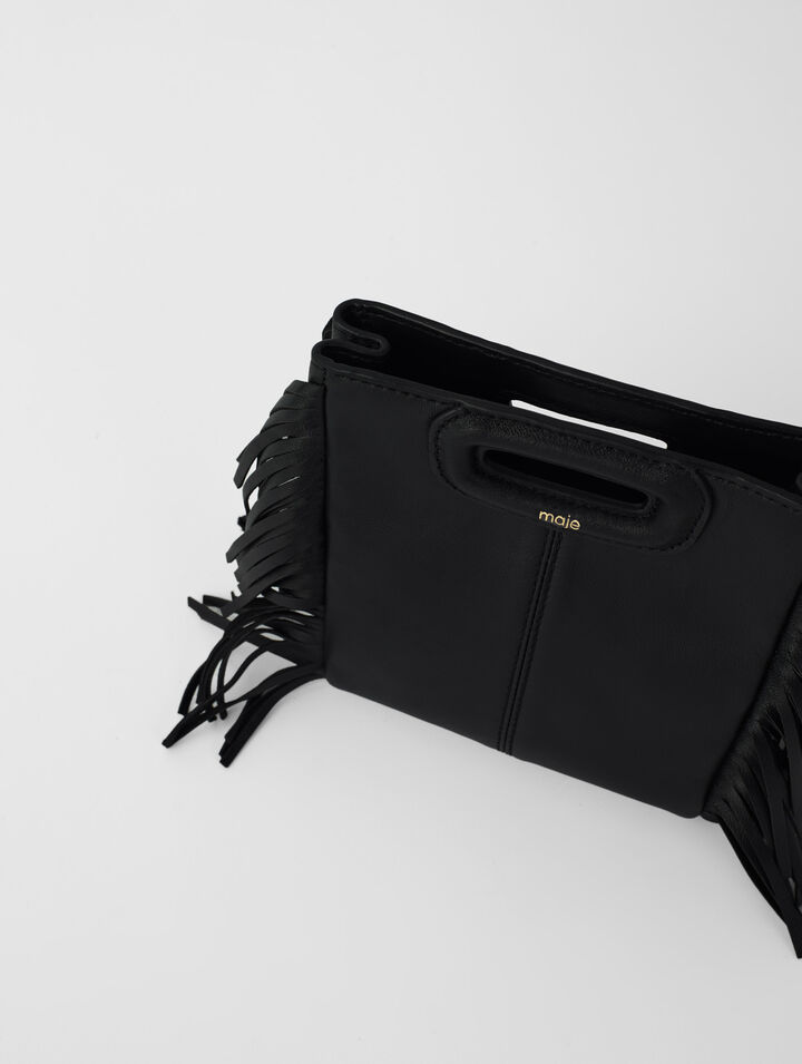 Mini M bag in smooth leather