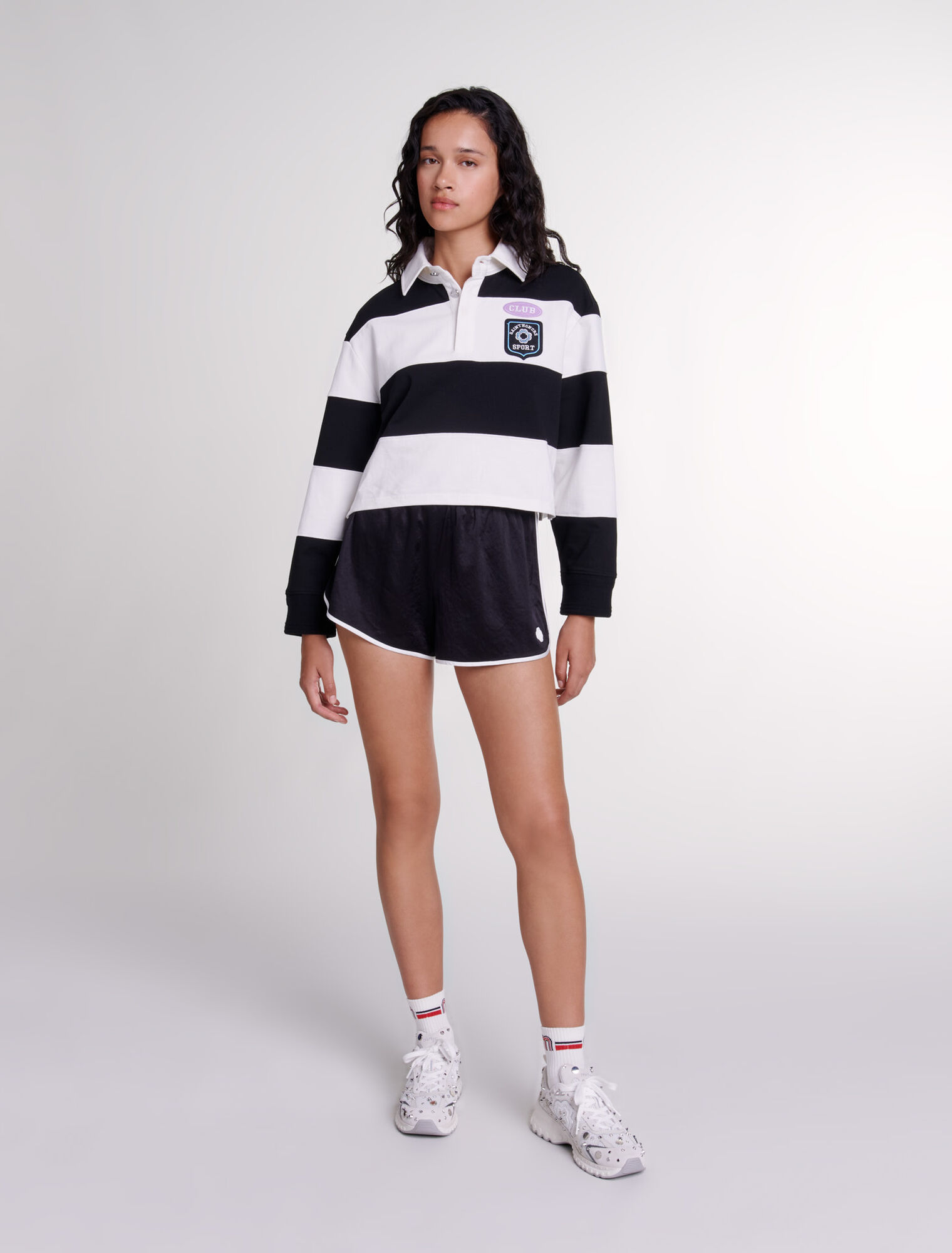 Short en satin