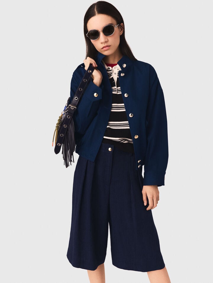 Blouson bomber en coton