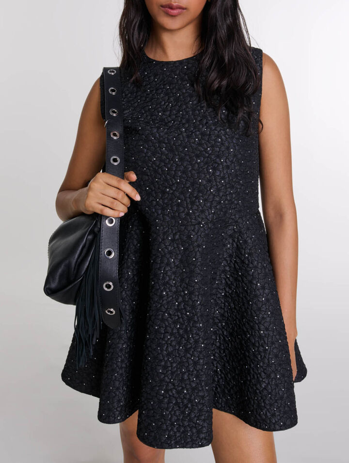 Rhinestone playsuit dress