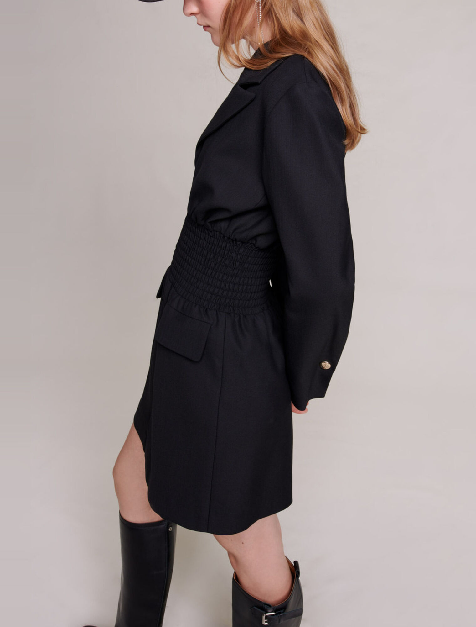 Robe courte smoking