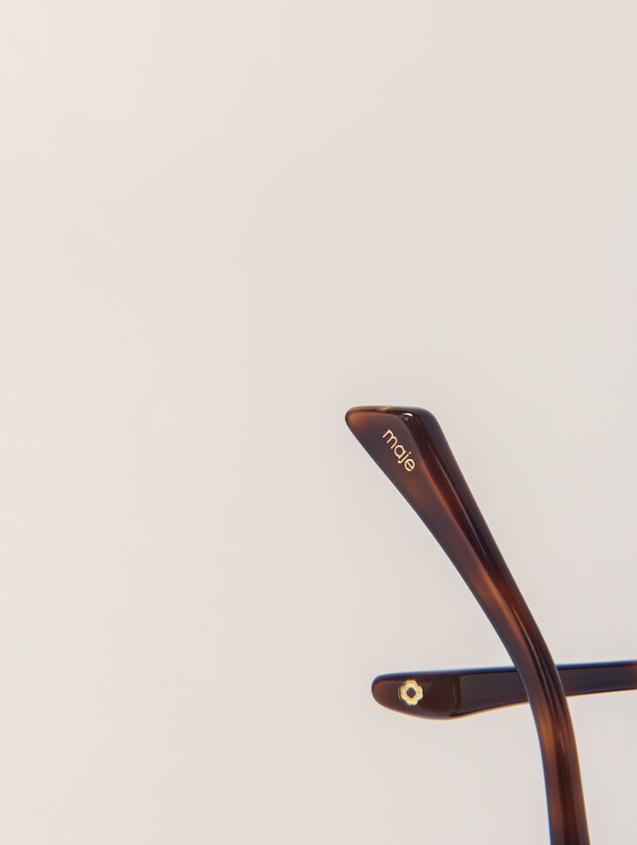 Lunettes cat eye en acétate
