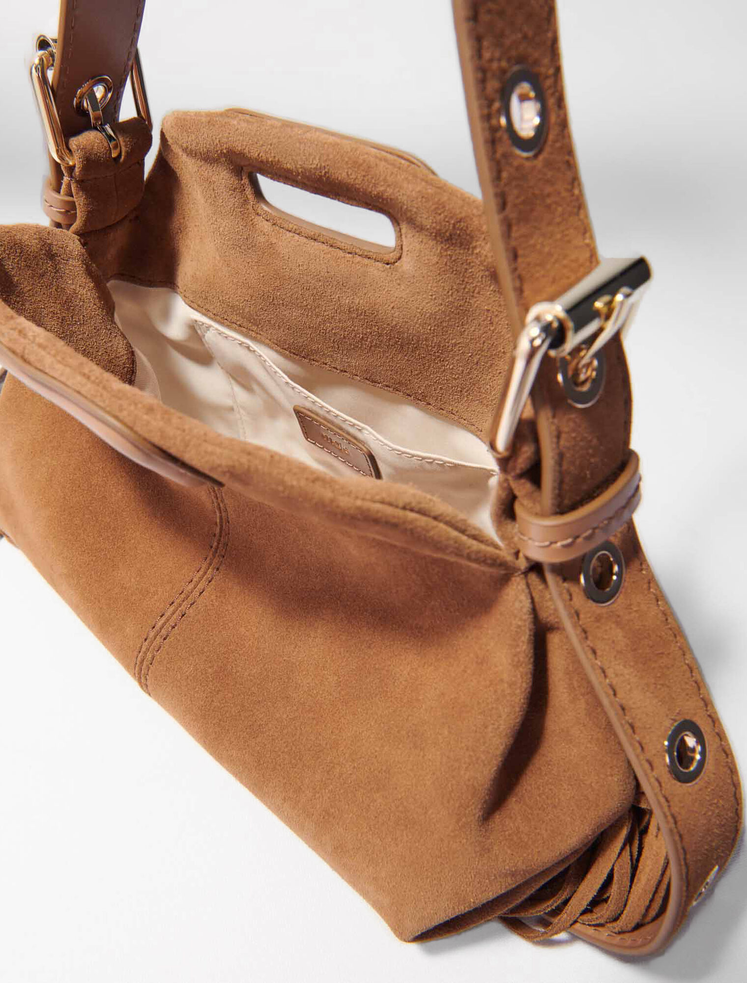 Miss M mini suede bag