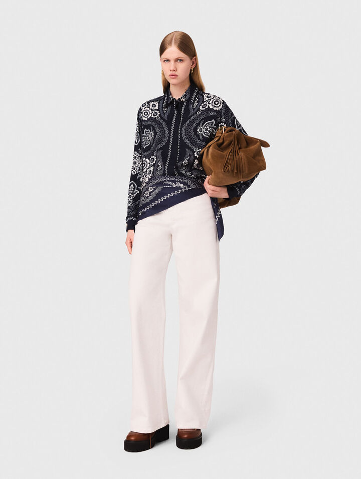 Chemise fluide imprimée