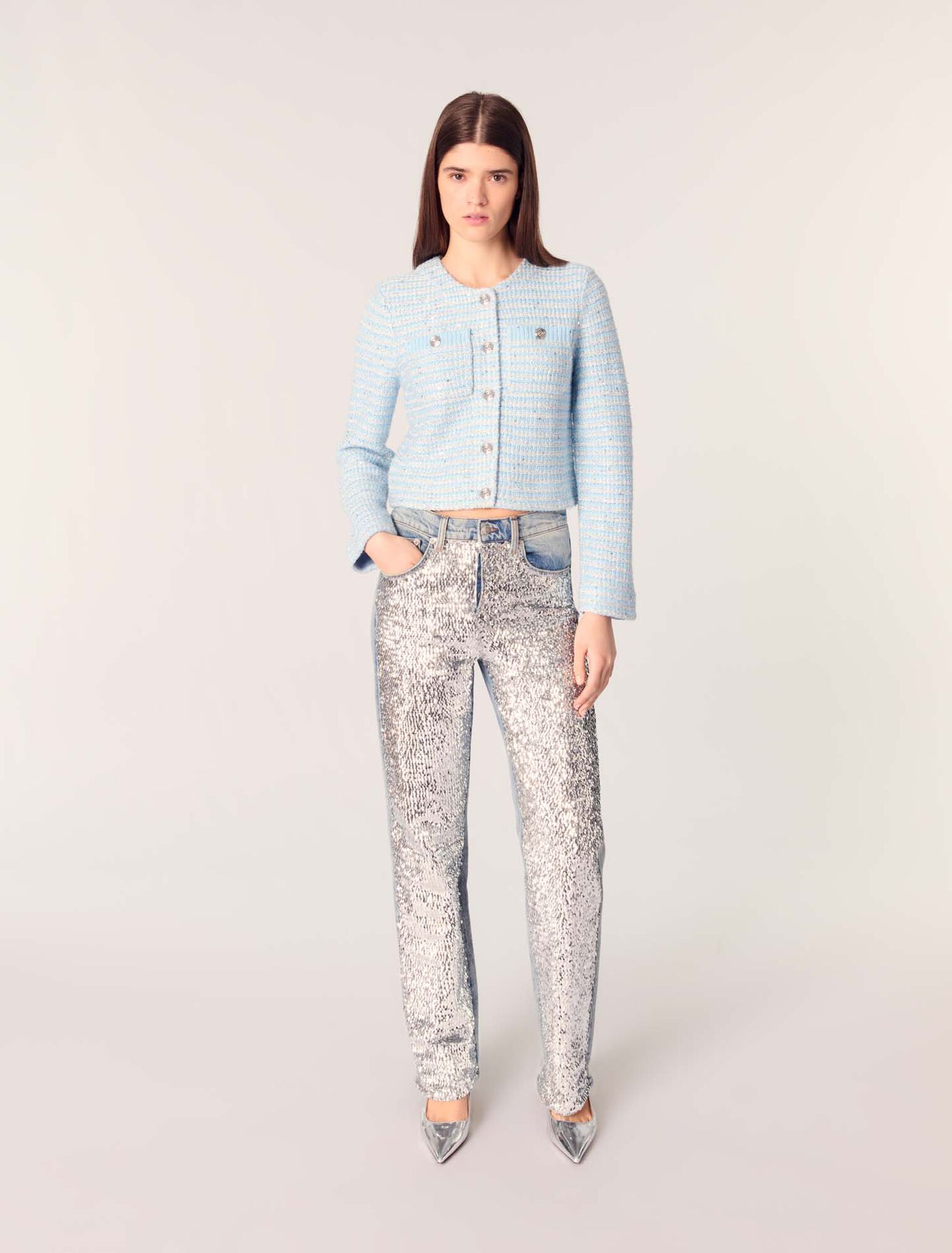 Cardigan à sequins