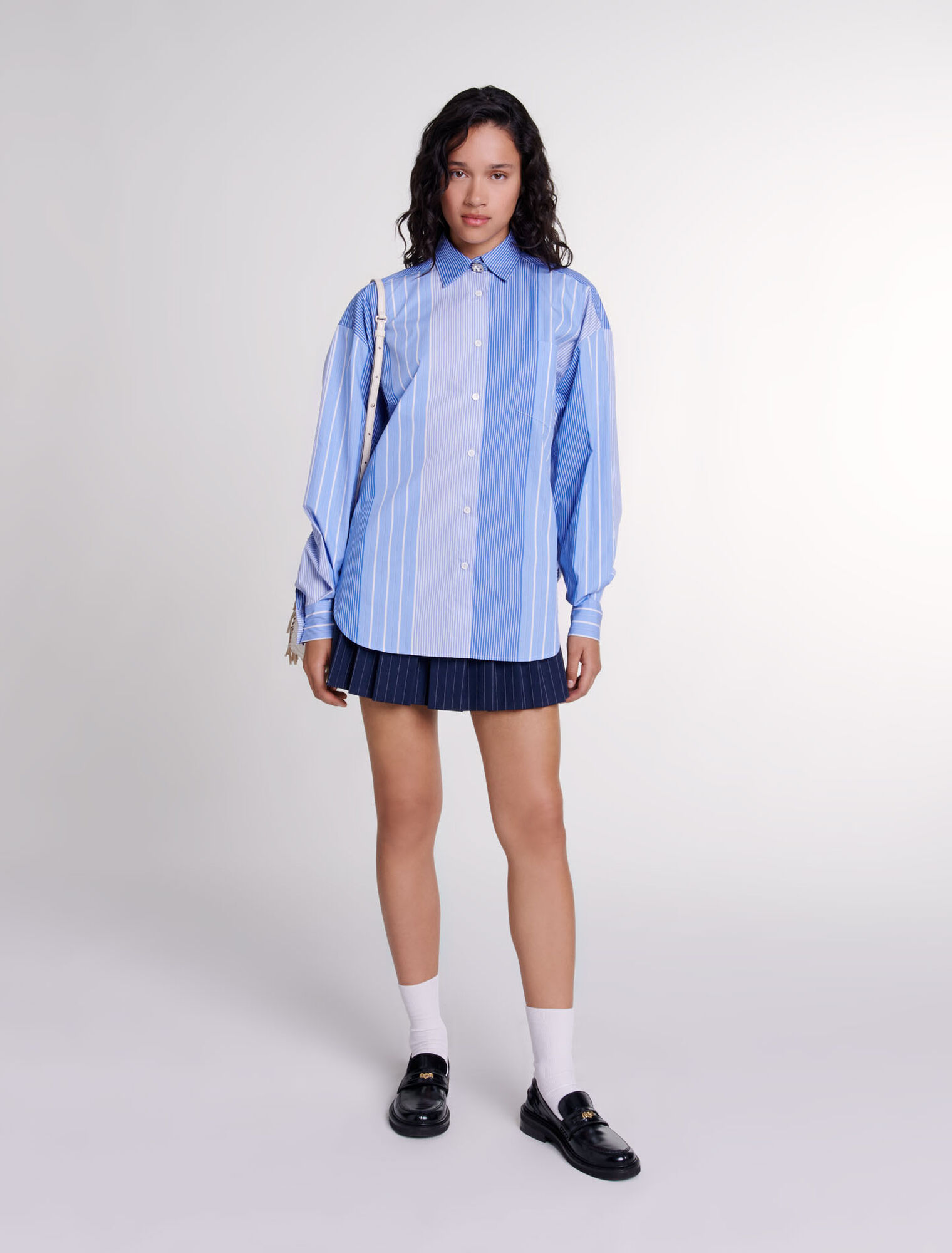 Chemise loose à rayures 