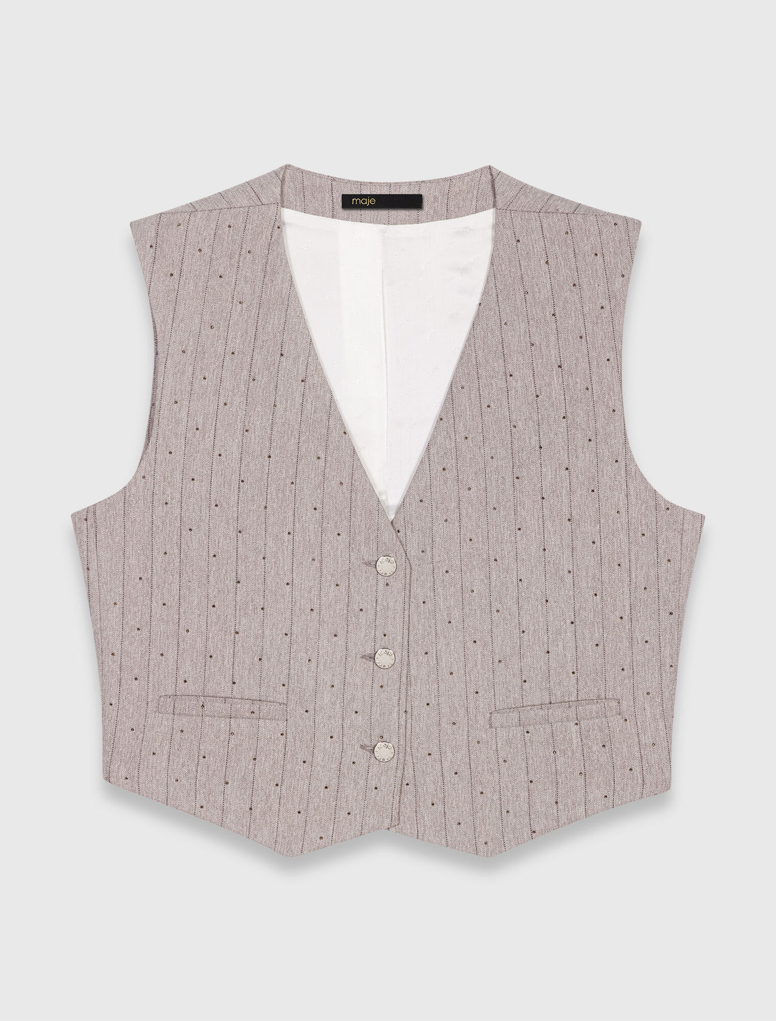 Diamanté tailored jacket