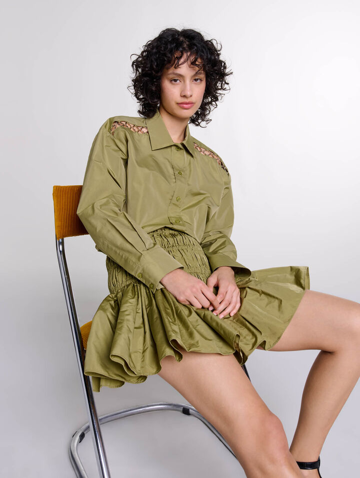Chemise ajourée