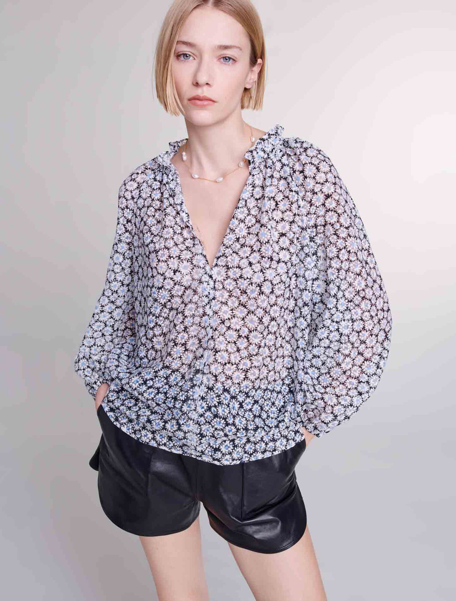 Blouse imprimé fleuri