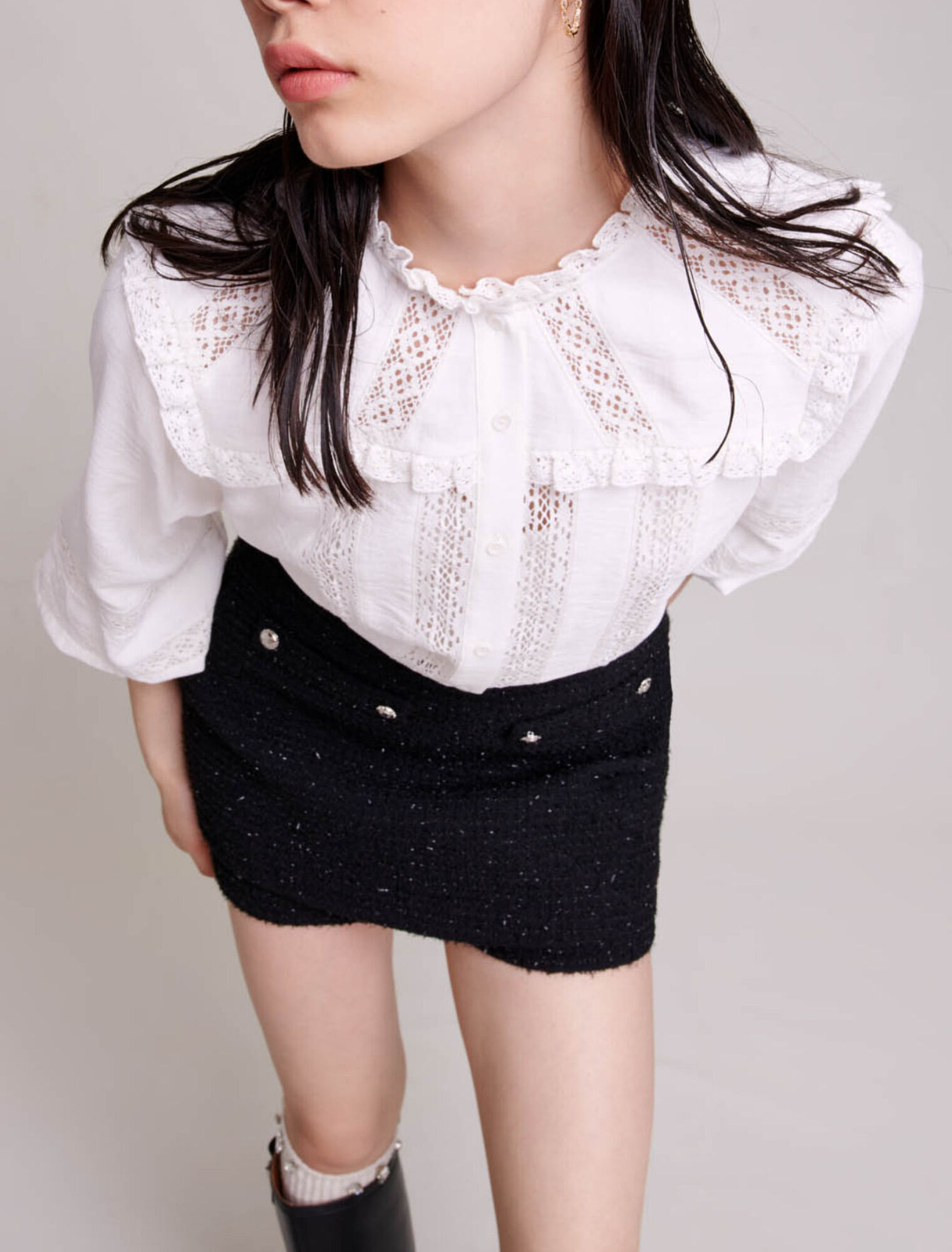 Tweed shorts