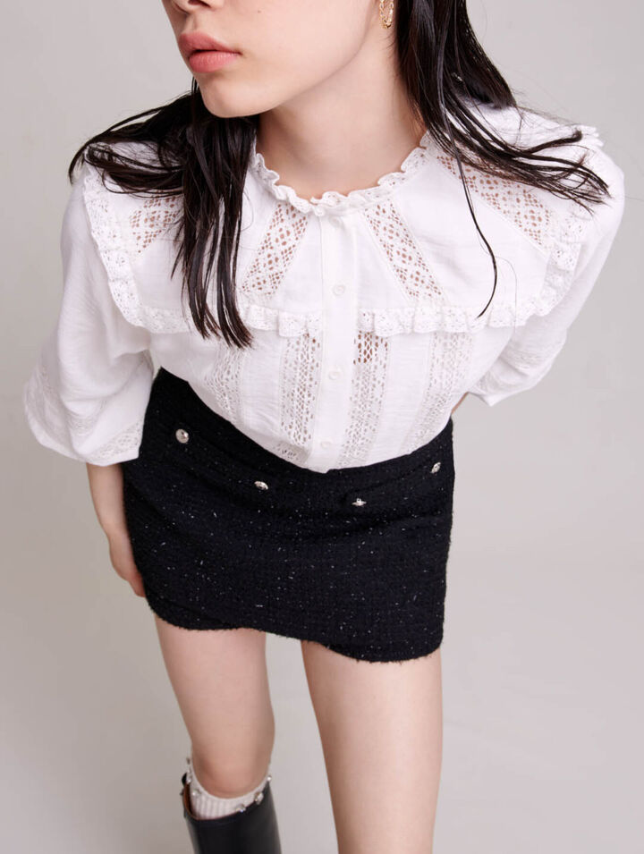 Tweed shorts