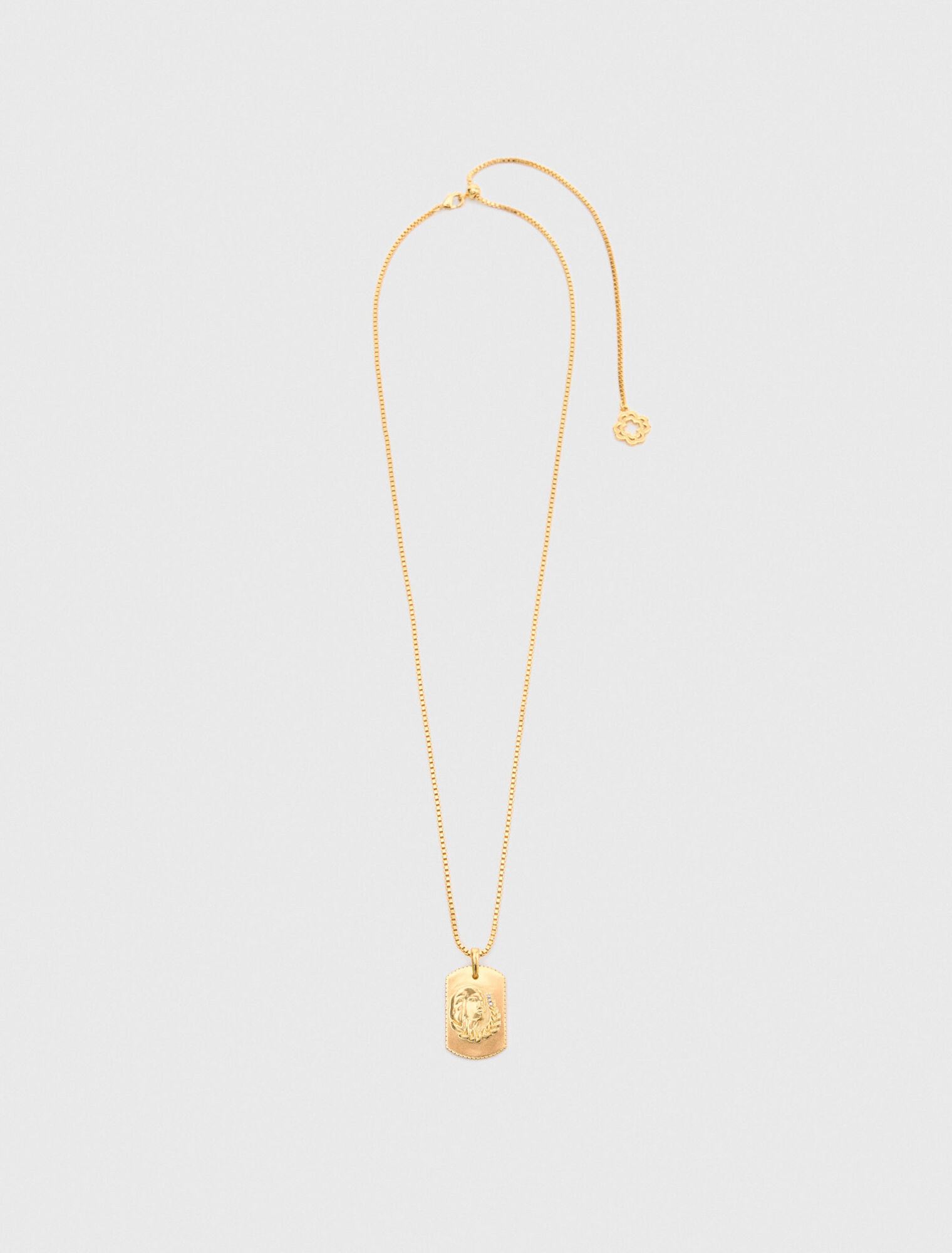 Collier plaque signe du zodiaque