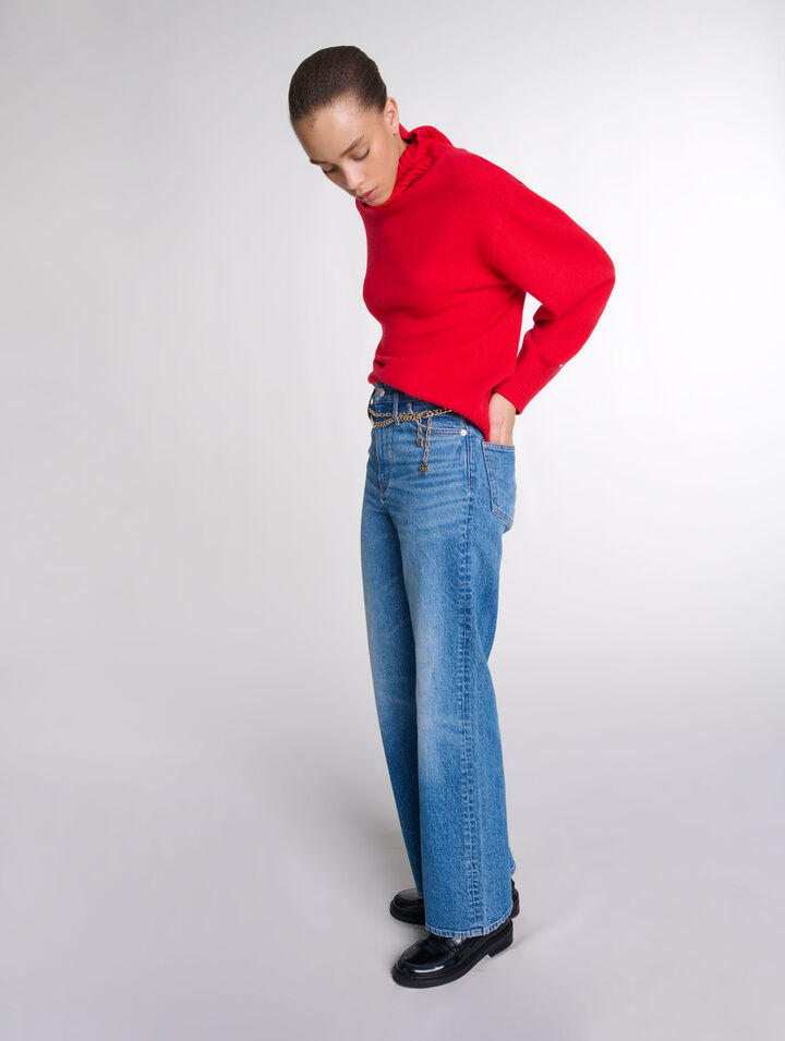 Jean à ceinture maillons