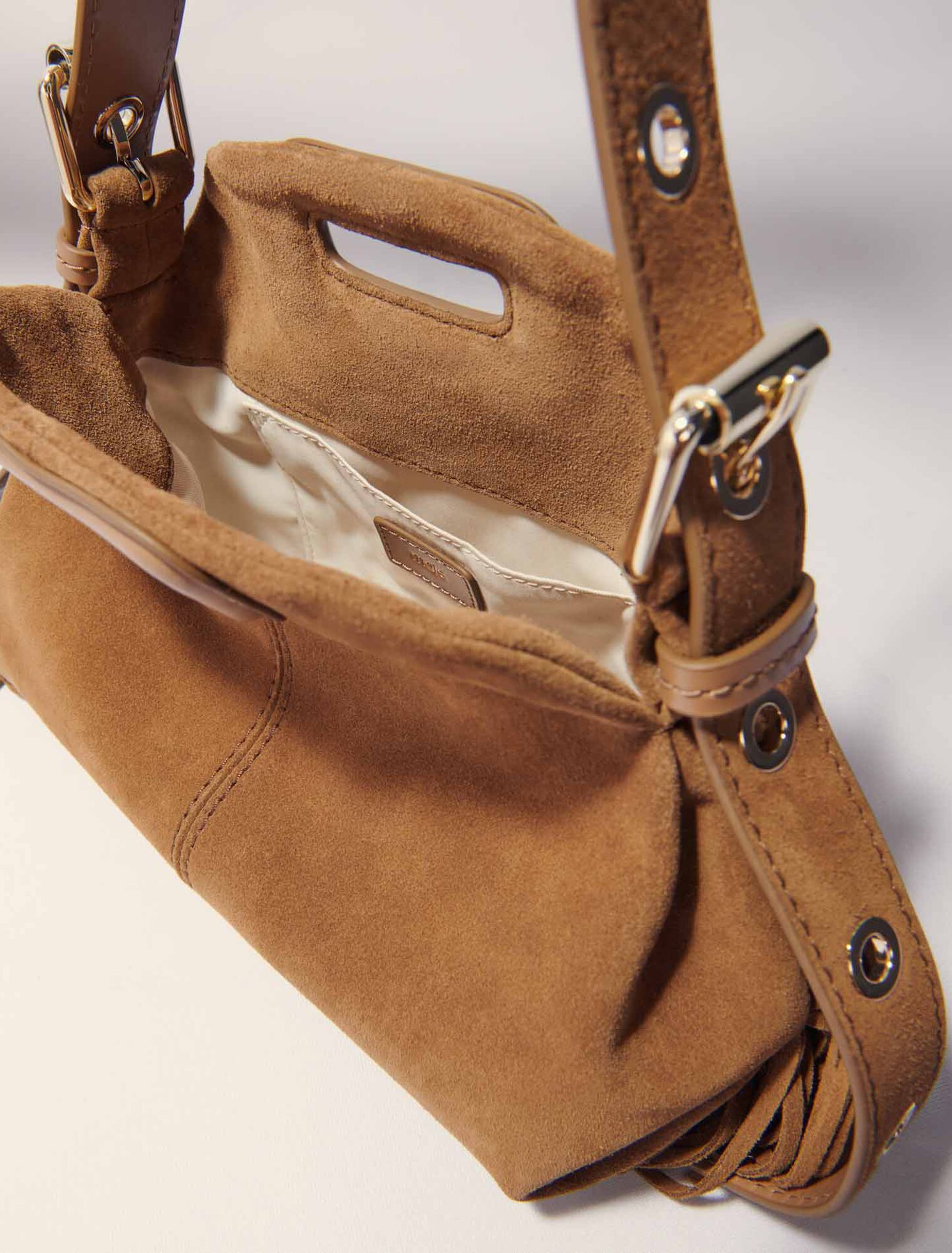 Miss M mini suede bag