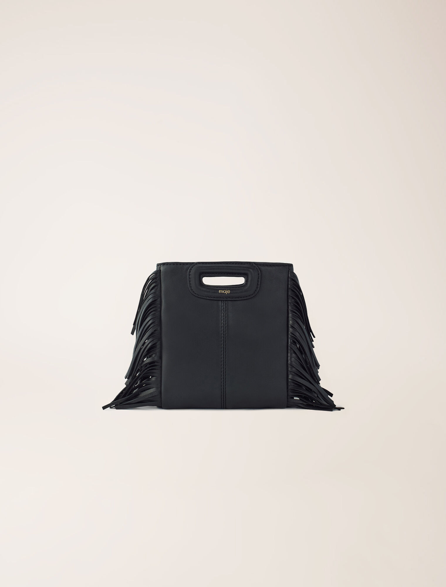 Sac M mini en cuir lisse
