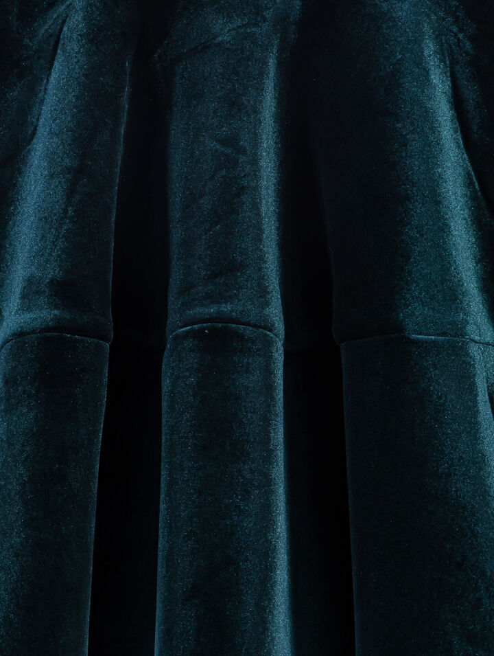 Robe patineuse en velours