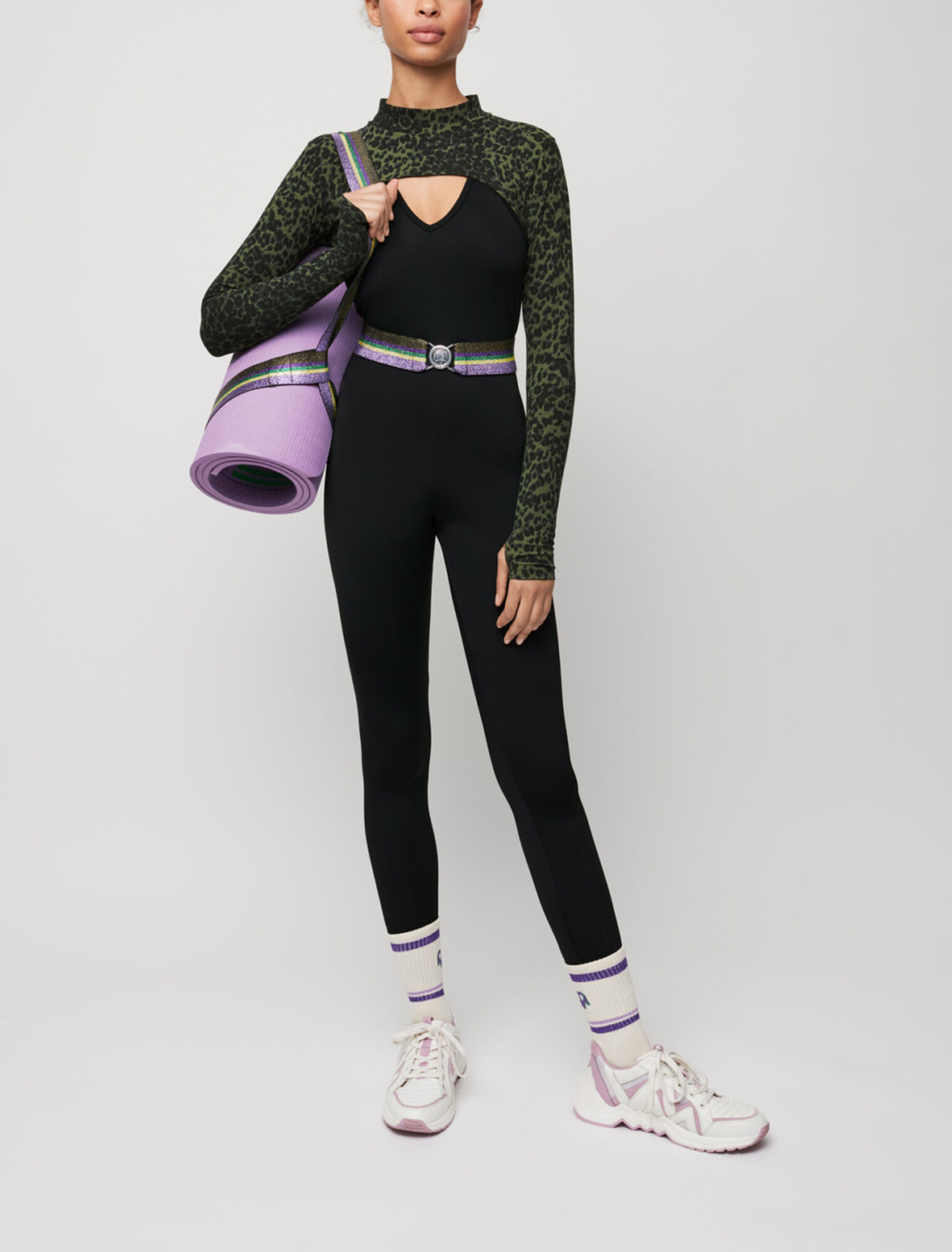 Mini crop top imprimé