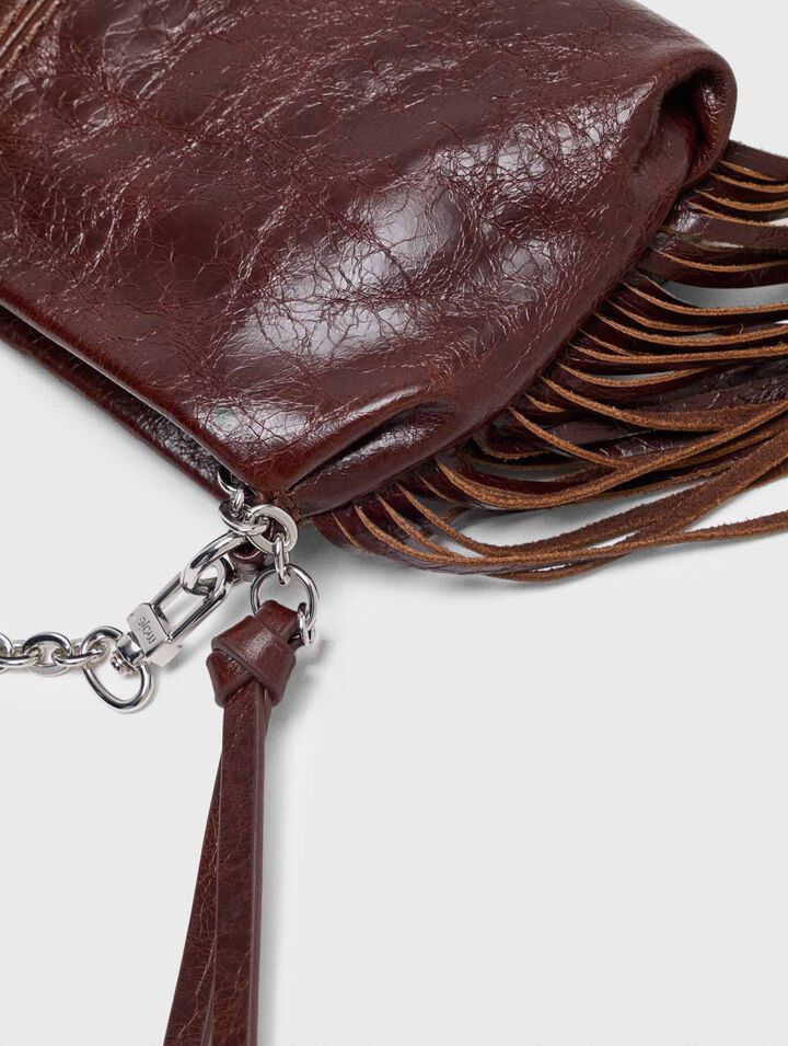 Pochette Miss M pouch en cuir vernis
