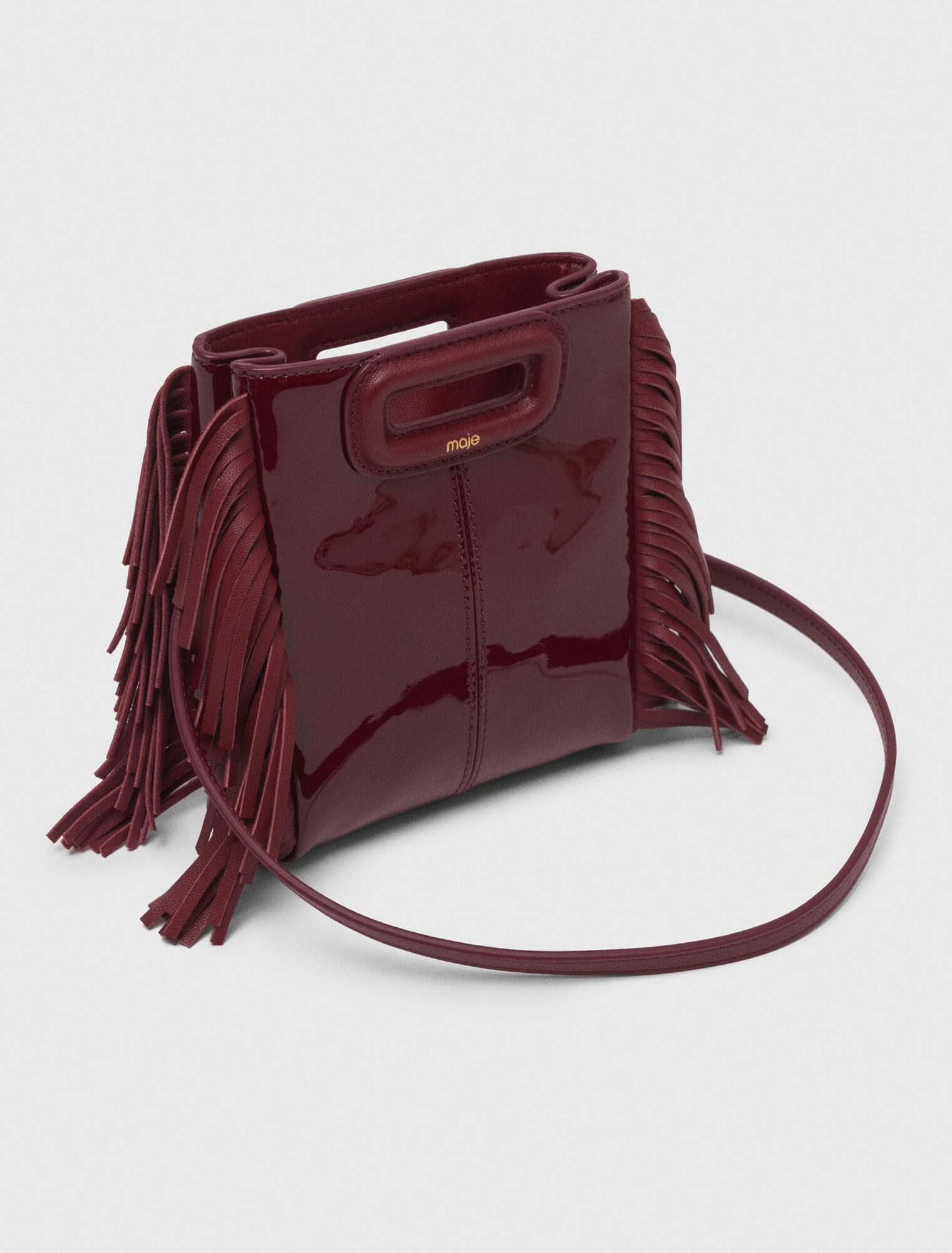 Sac M mini en cuir lisse