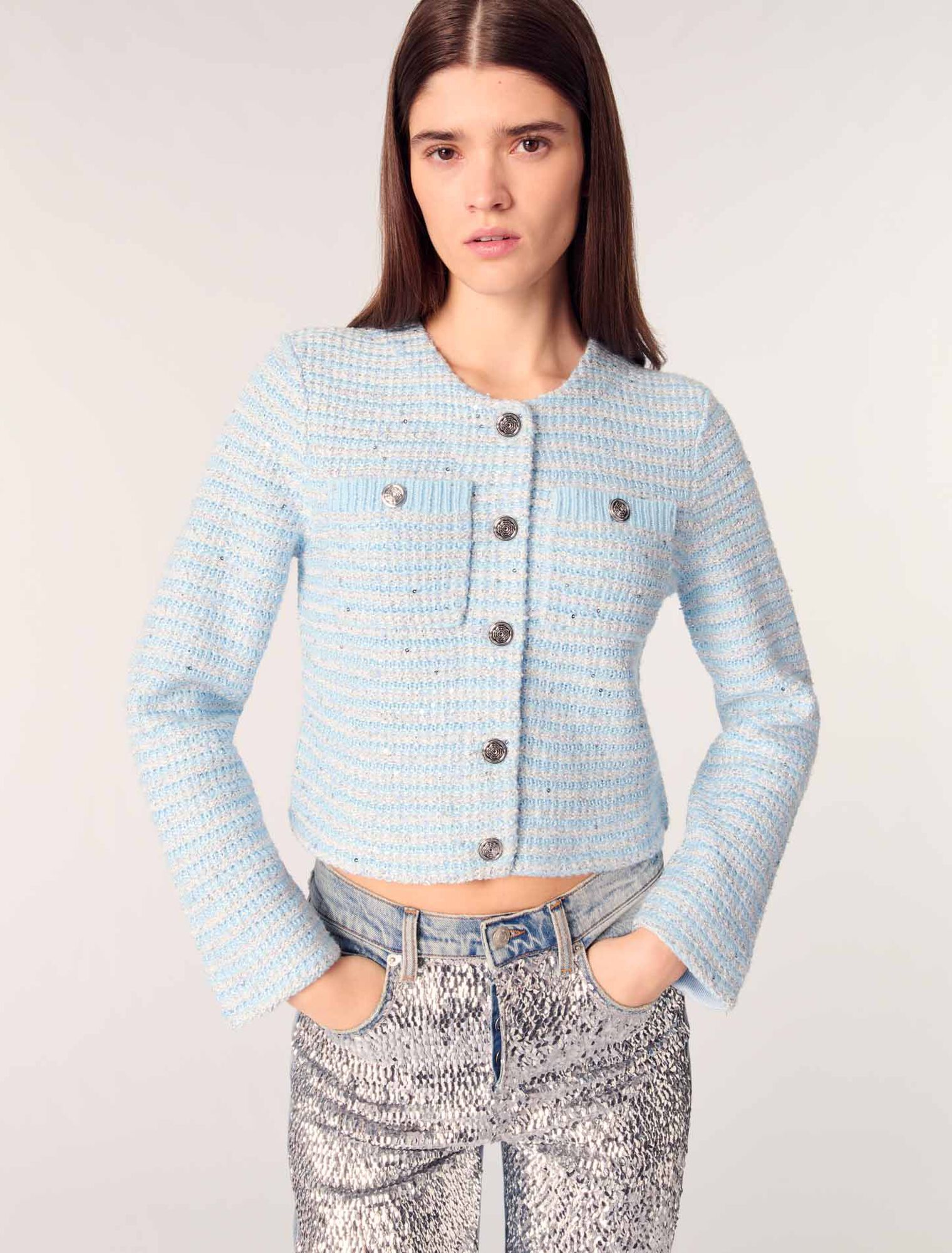 Cardigan à sequins