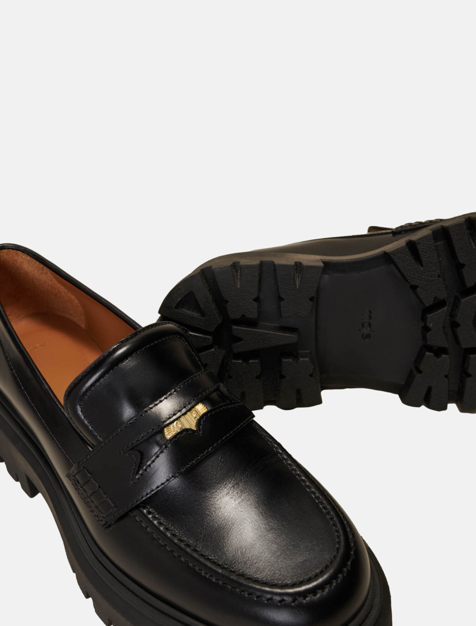 Mocassins en cuir