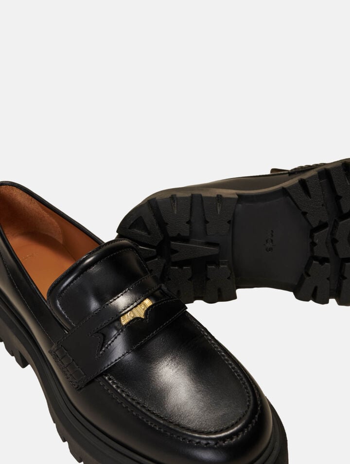Leather loafer