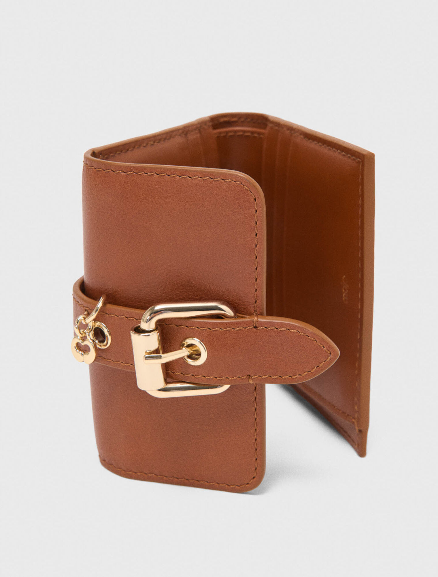 Portefeuille Miss M en cuir lisse
