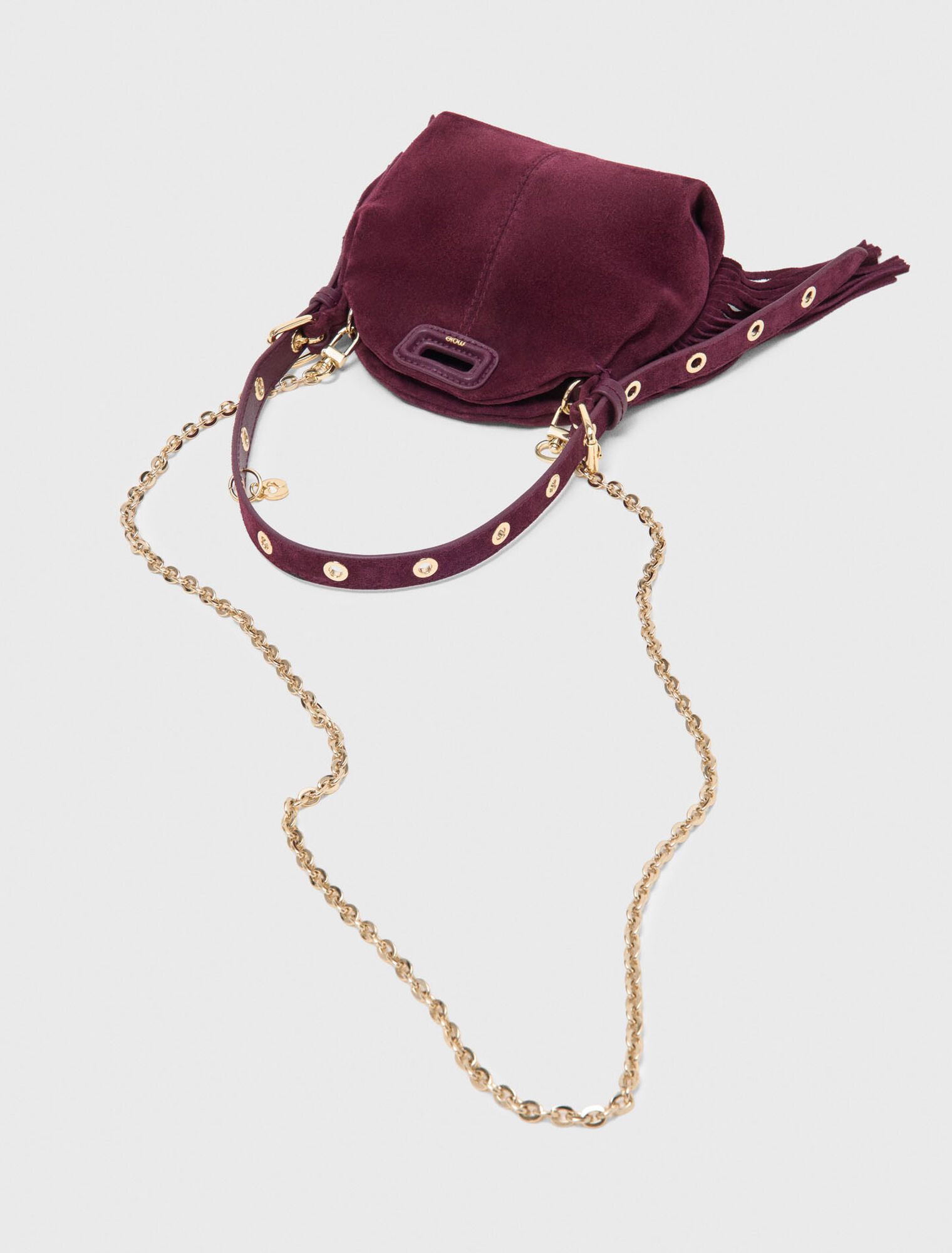 Miss M micro suede bag