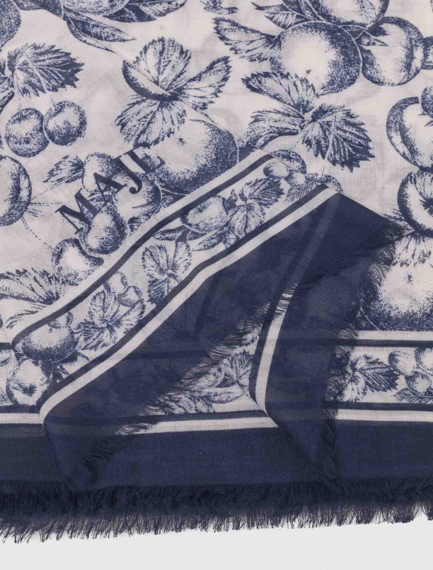 Châle imprimé fruits