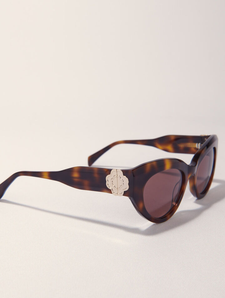 Lunettes cat eye en acétate