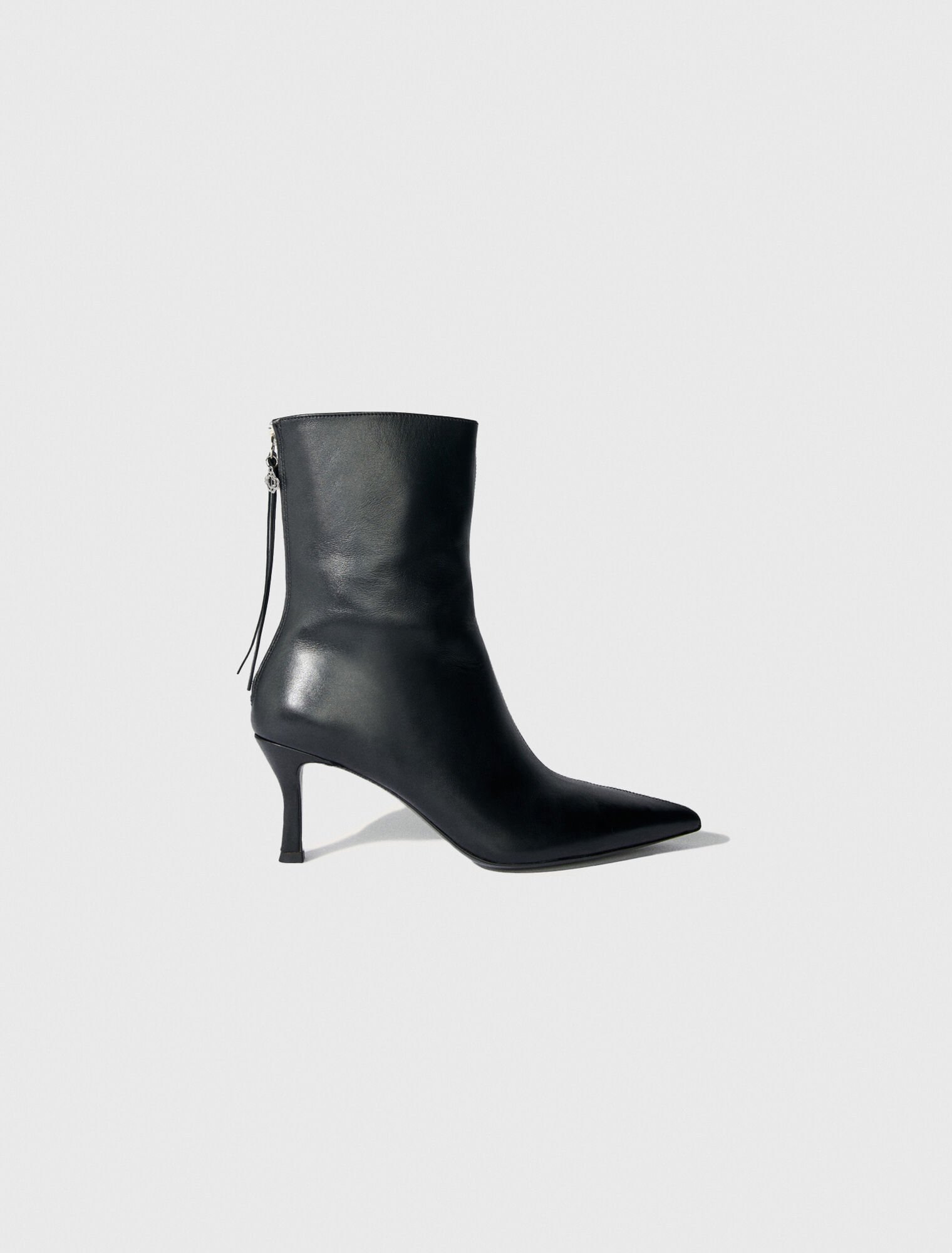 Leather ankle boots