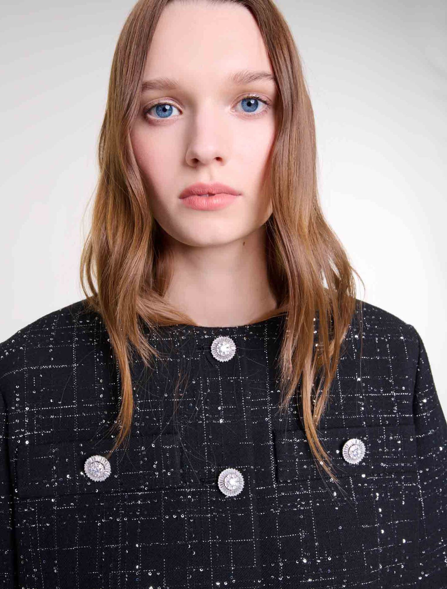 Short tweed jacket