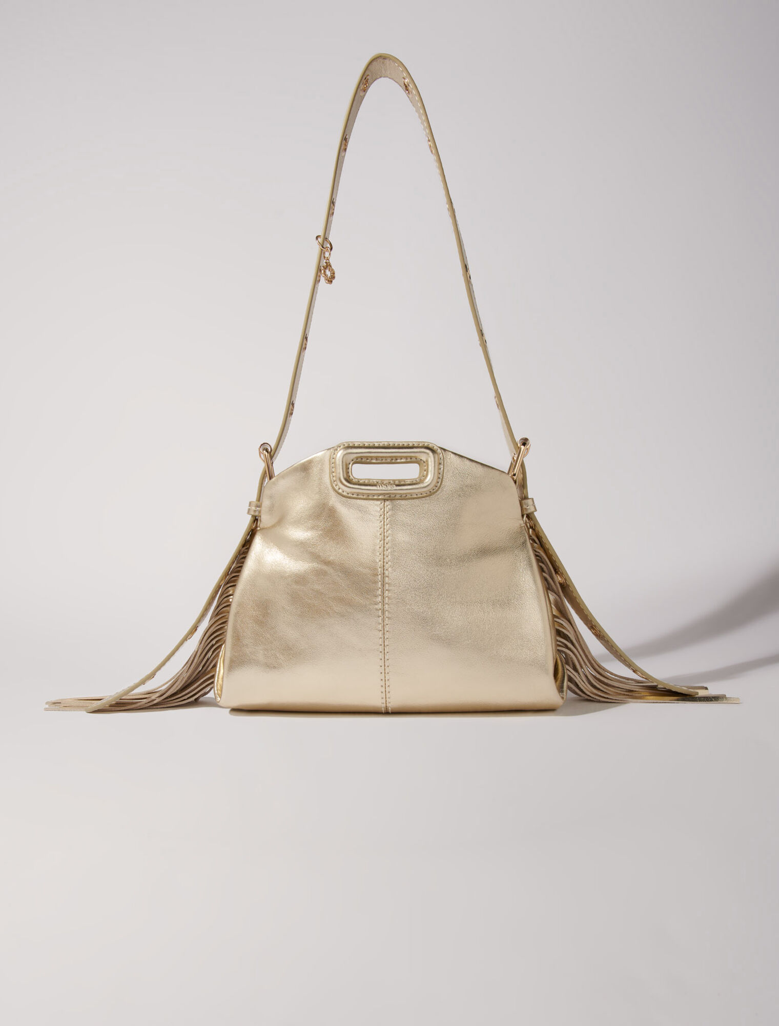 Metallic leather Miss M Mini bag