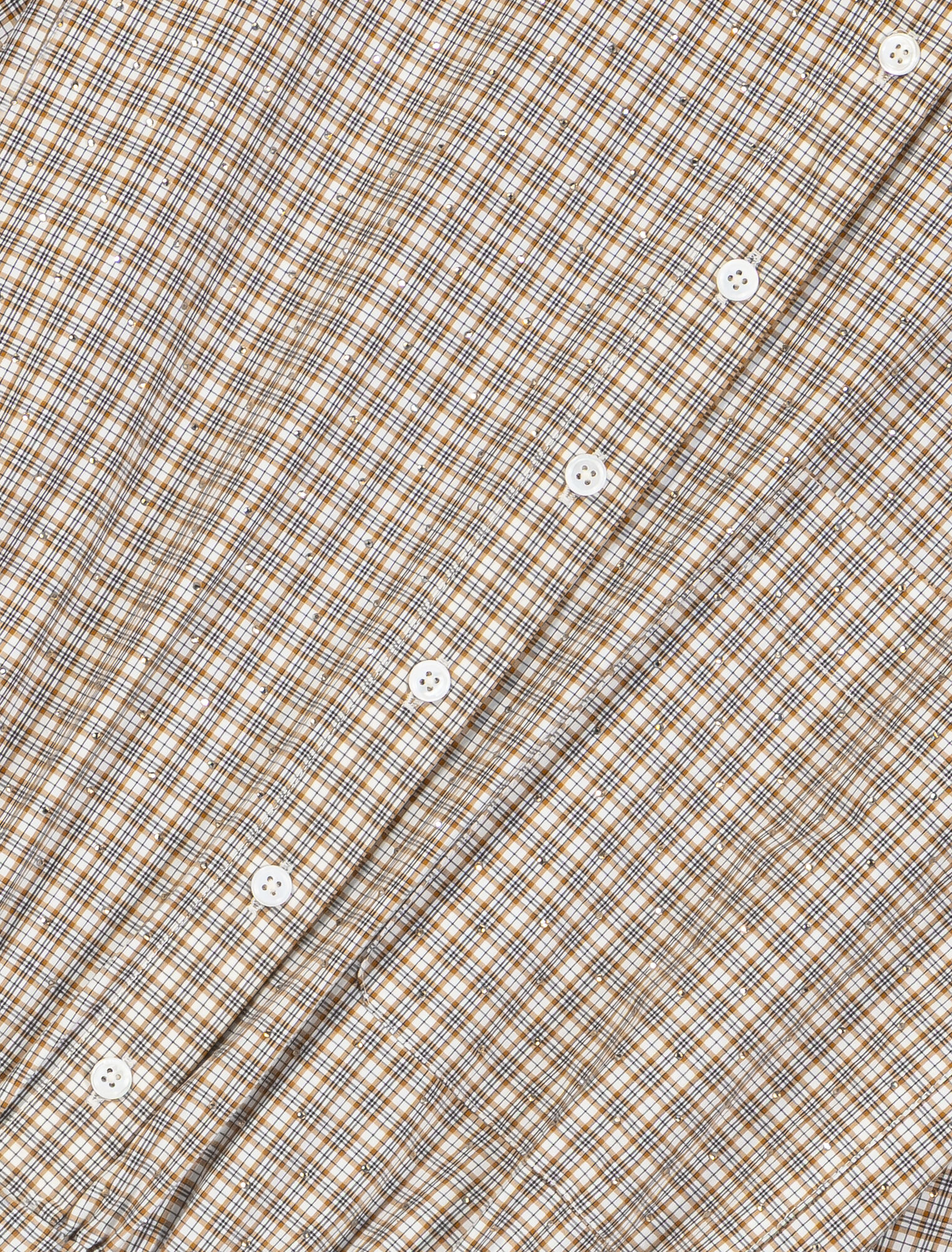 Short rhinestone checked dress