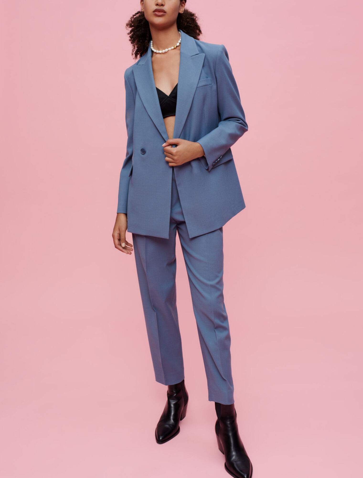 Double-breasted tailored jacket