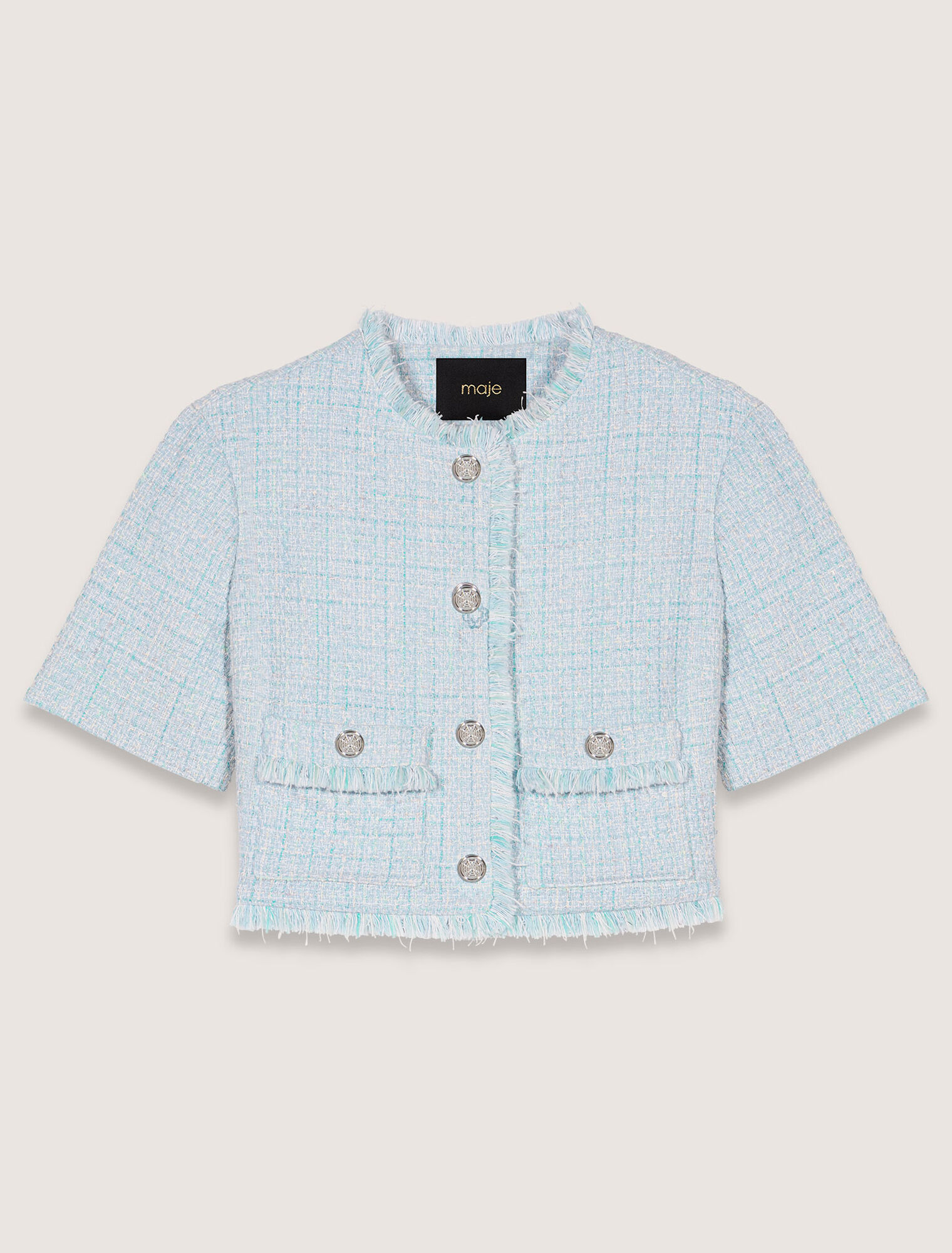 Veste courte en tweed