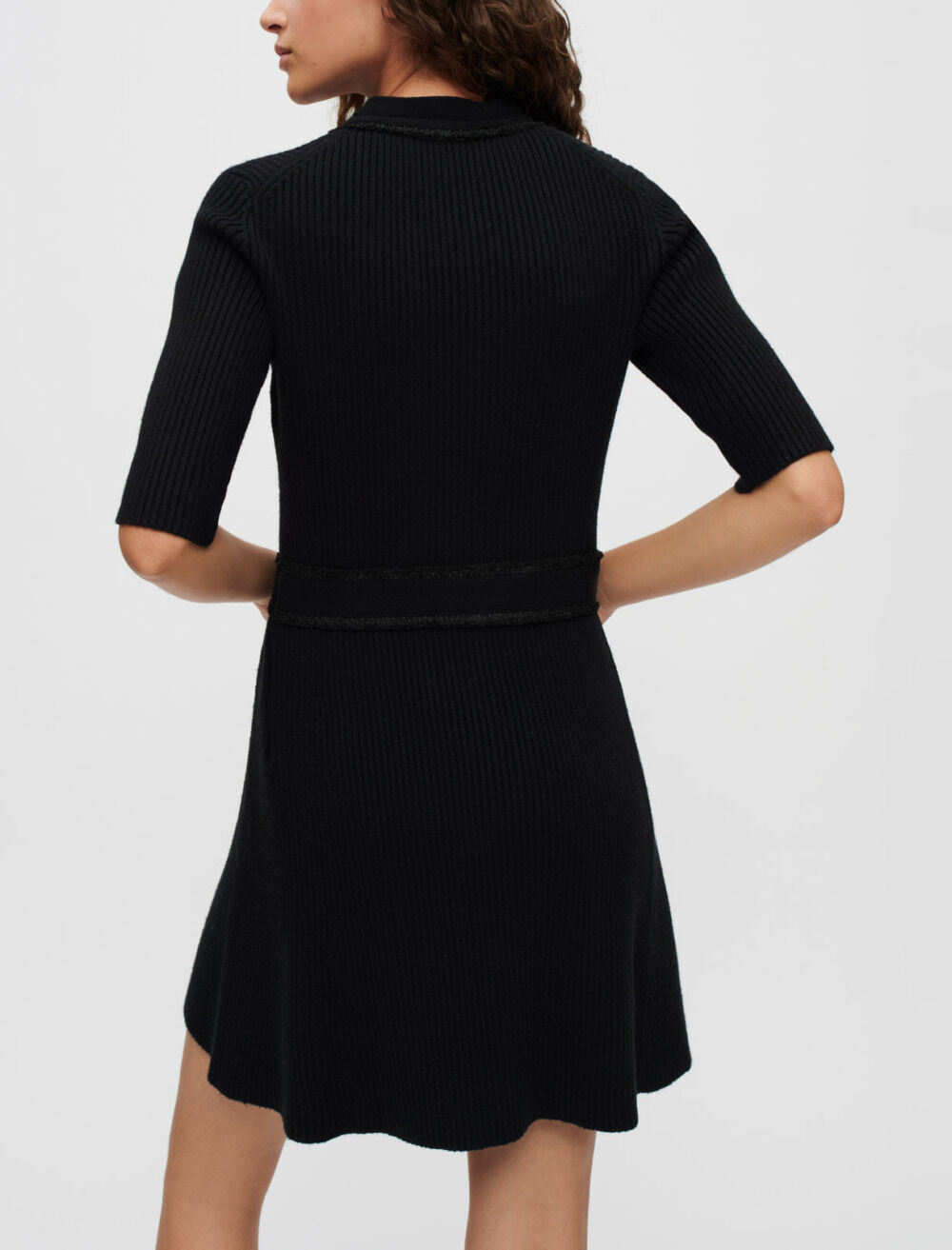 Robe noire maje cheap