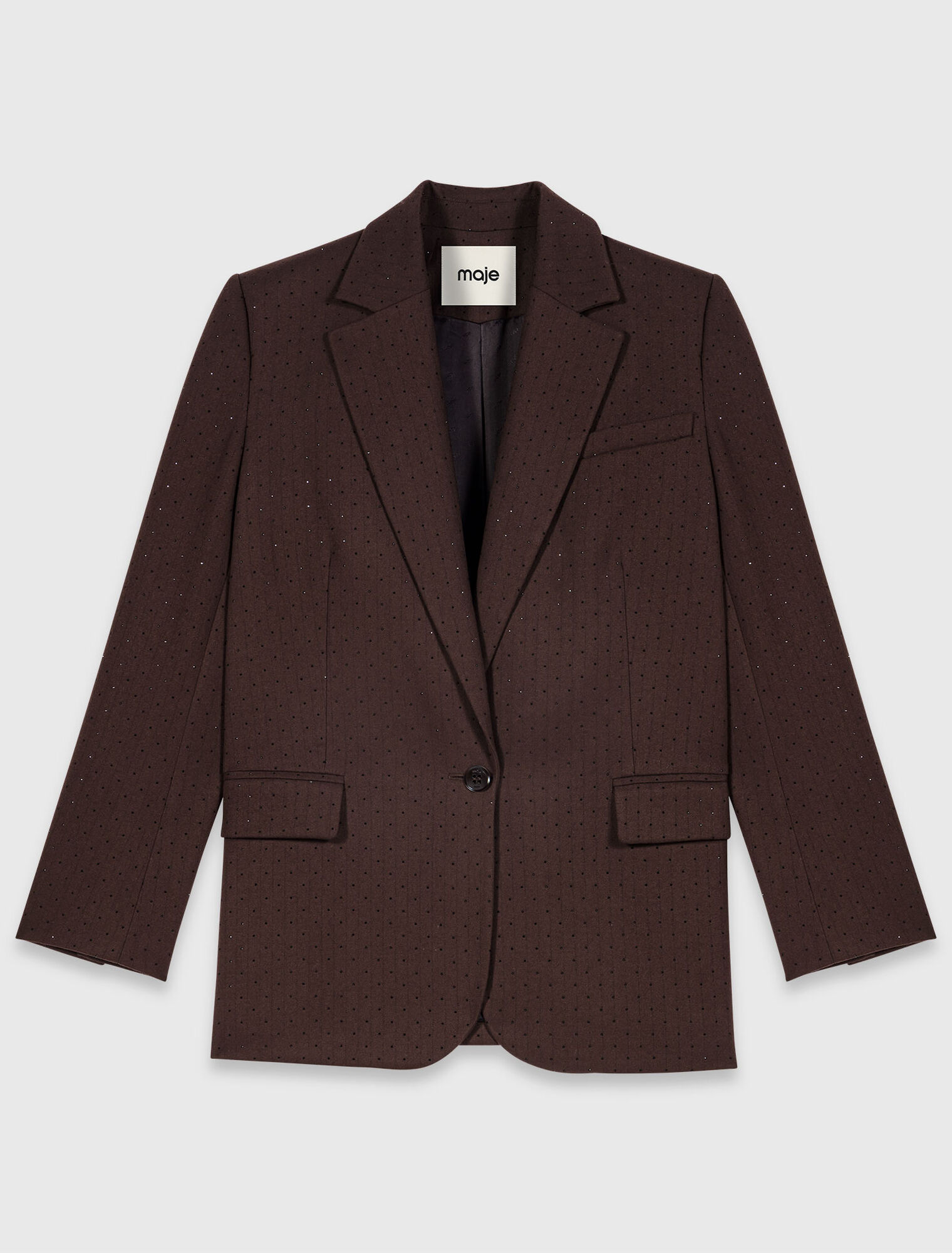 Rhinestone suit jacket