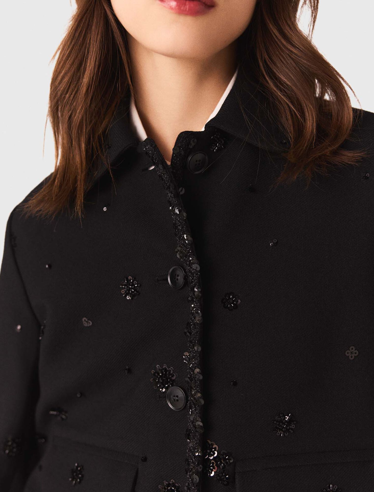 Veste courte brodée