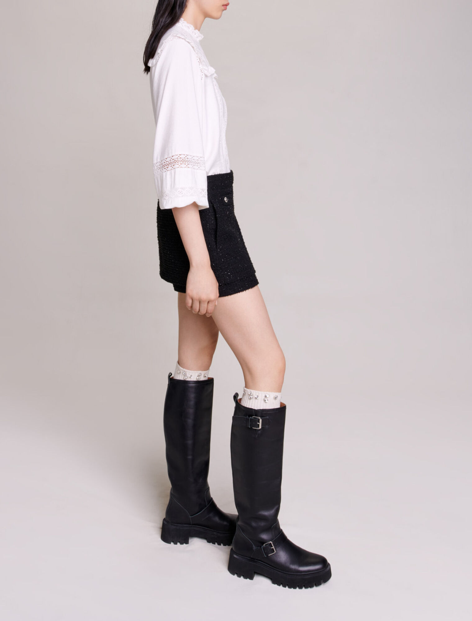 Tweed shorts