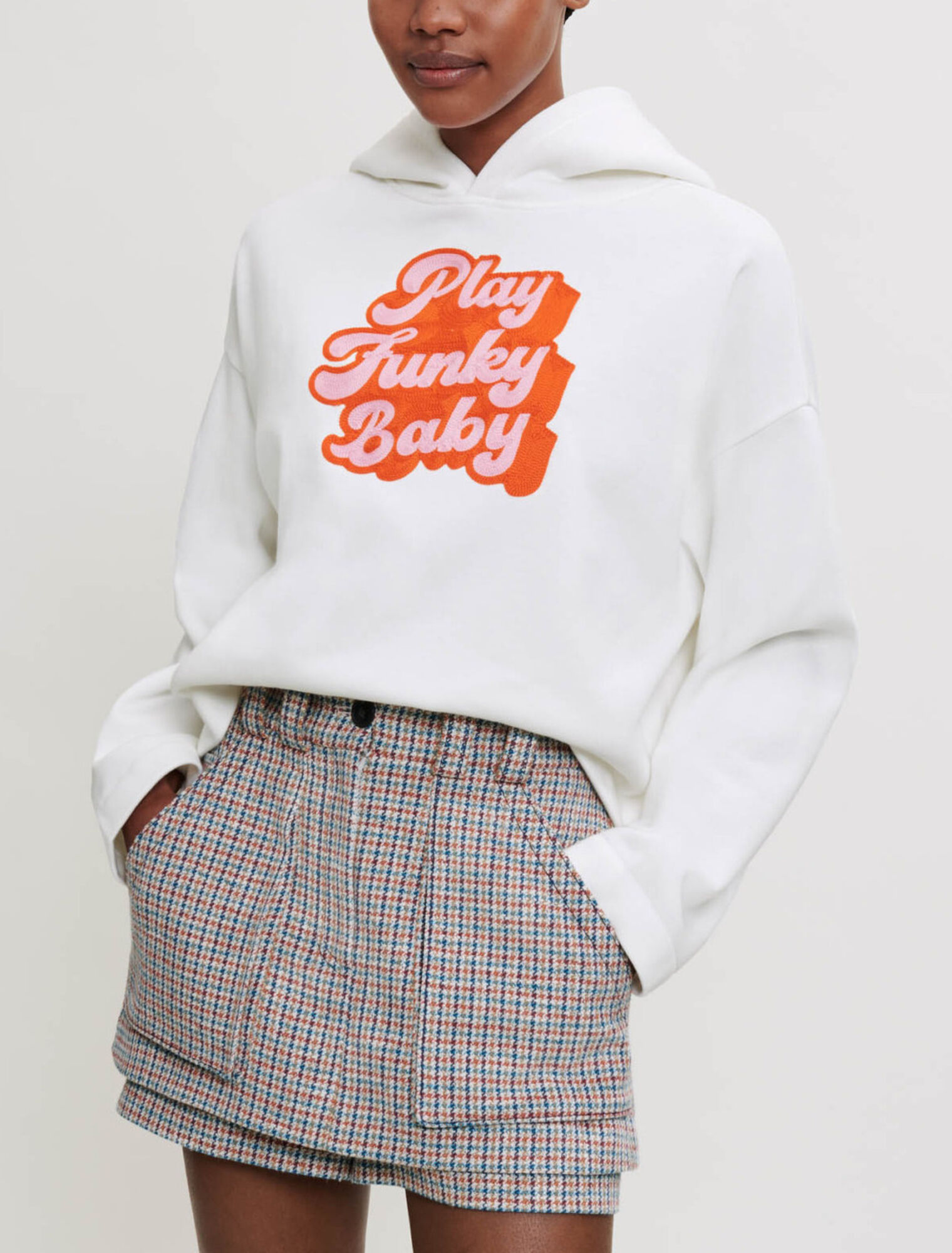 Sweat Shirt à broderie 70's