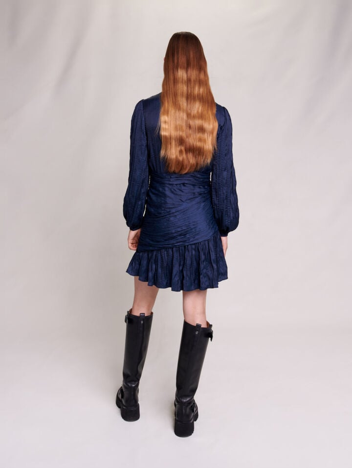 Short draped dress