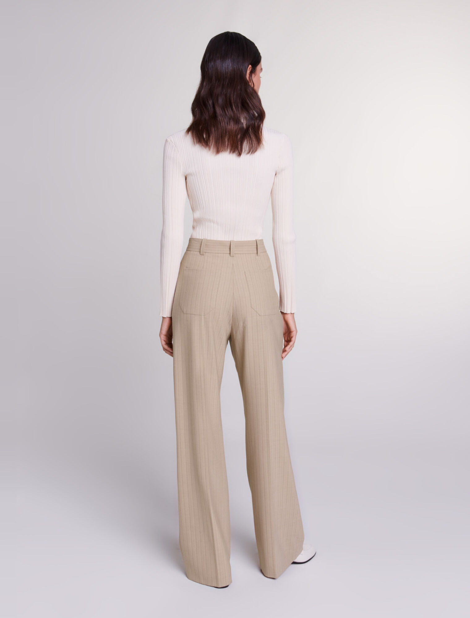 Pantalon taille haute