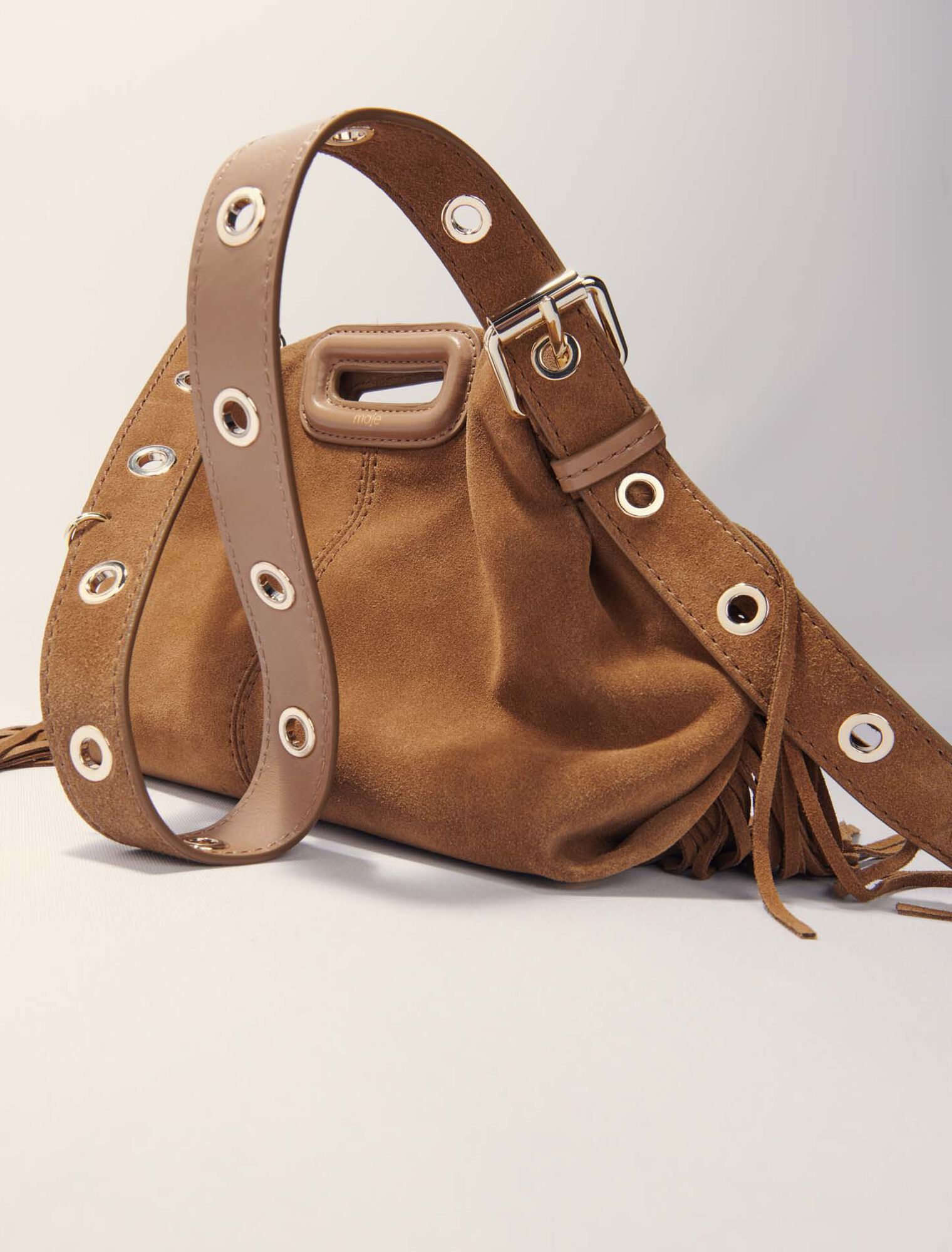 Miss M mini suede bag