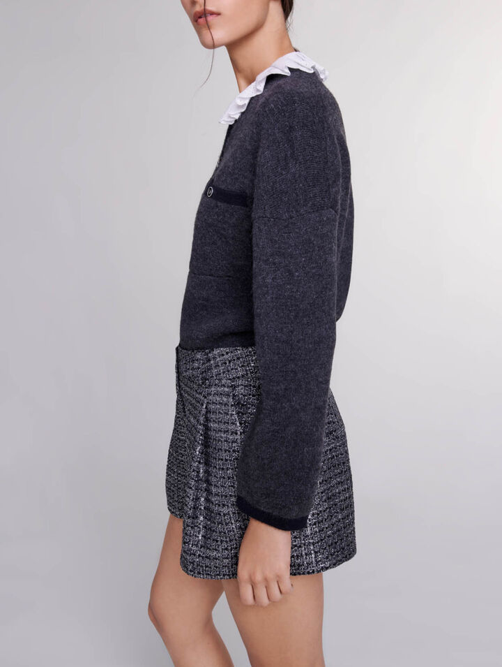 Short en tweed